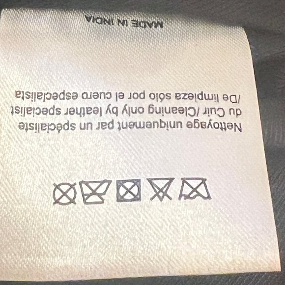 Gorgeous! Sandro Reddish Brown Lambskin Leather Skirt with pockets Sz 2 … - Picture 9 of 11